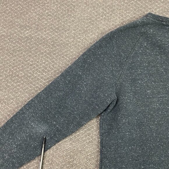 Taylor Stitch Sweater Raglan Sweatshirt Men's 42 Fits Medium Gray Speckled - Picture 8 of 12